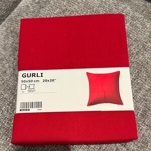 NWT IKEA Red Pillow Cover